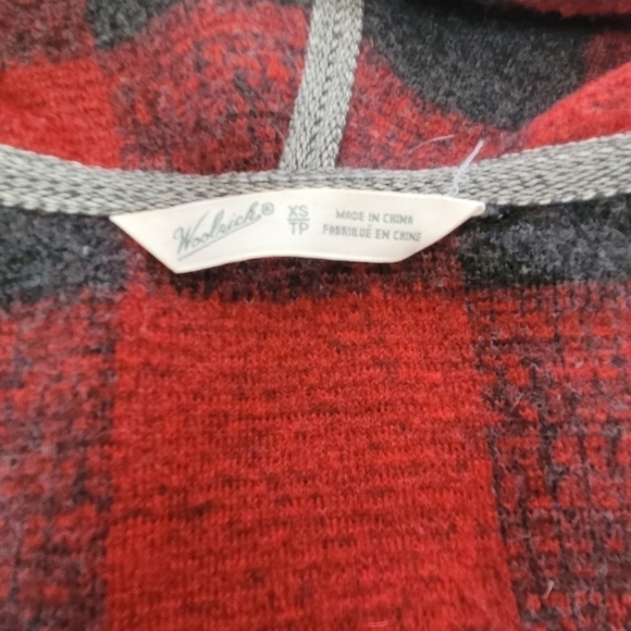 Woolrich Wool Plaid Zipper Jacket with Hood. - Picture 7 of 11